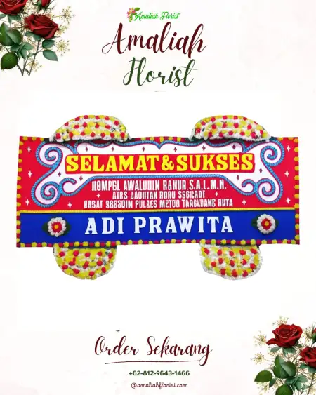 Papan Bunga Ucapan Selamat Sukojember